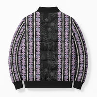 Hawaii Queen Liliuokalani Bomber Puffer Jacket Hawaiian Lei Pua Kalaunu LT05 - Polynesian Pride