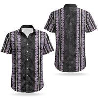 Hawaii Queen Liliuokalani Couples Matching Puletasi and Hawaiian Shirt Hawaiian Lei Pua Kalaunu LT05 - Polynesian Pride