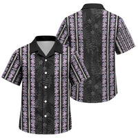 Hawaii Queen Liliuokalani Family Matching Tank Maxi Dress and Hawaiian Shirt Hawaiian Lei Pua Kalaunu LT05 Son's Shirt Black - Polynesian Pride