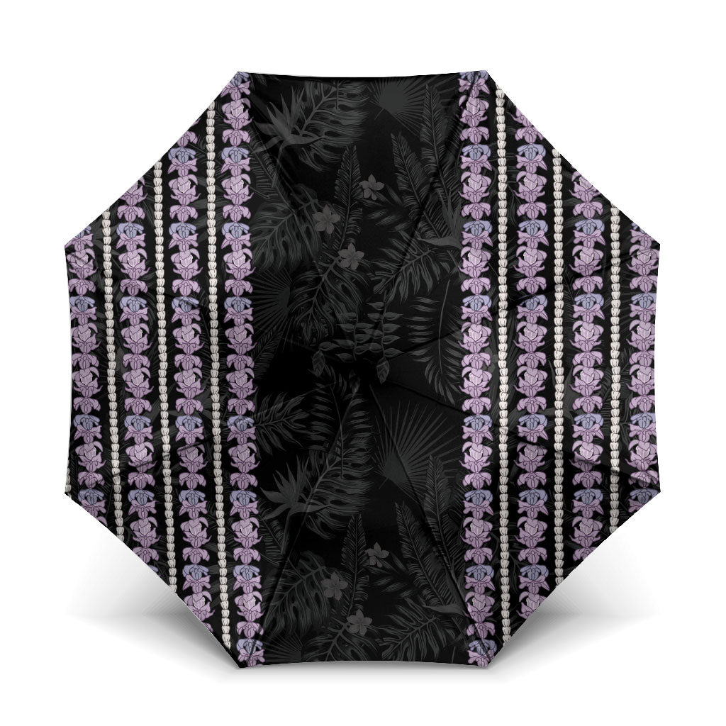 Hawaii Queen Liliuokalani Umbrella Hawaiian Lei Pua Kalaunu