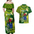 Personalized Cook Islands Couples Matching Off Shoulder Maxi Dress and Hawaiian Shirt Coat Of Arms Plumeria Polynesian Turtle LT05 - Polynesian Pride