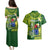 Personalized Cook Islands Couples Matching Puletasi Dress and Hawaiian Shirt Coat Of Arms Plumeria Polynesian Turtle LT05 - Polynesian Pride