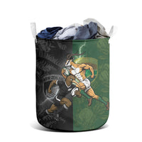 South Africa And New Zealand Laundry Basket Springboks And Kiwis Rugby Rivalry