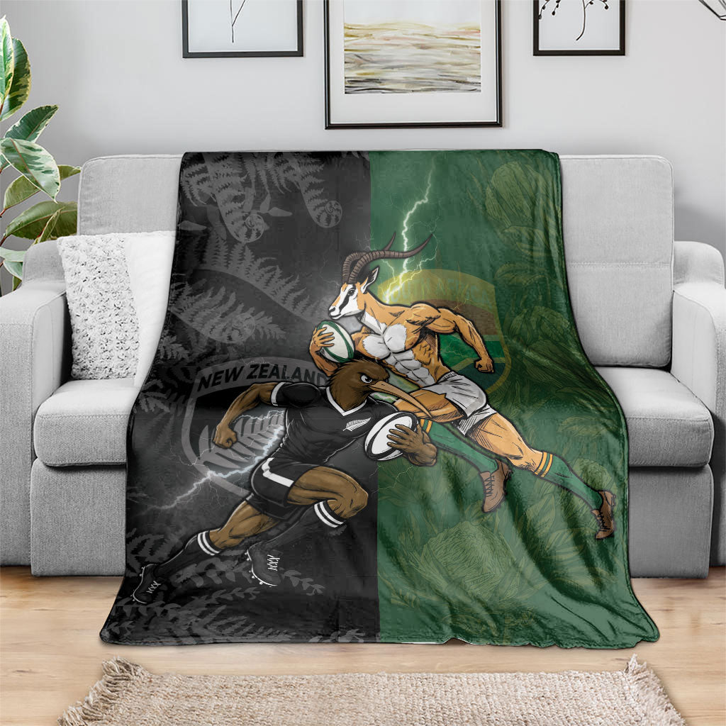 South Africa And New Zealand Blanket Springboks And Kiwis Rugby Rivalry