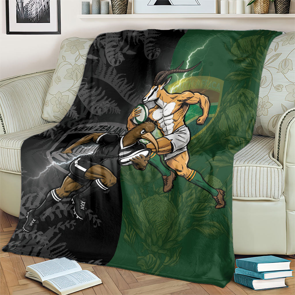 South Africa And New Zealand Blanket Springboks And Kiwis Rugby Rivalry
