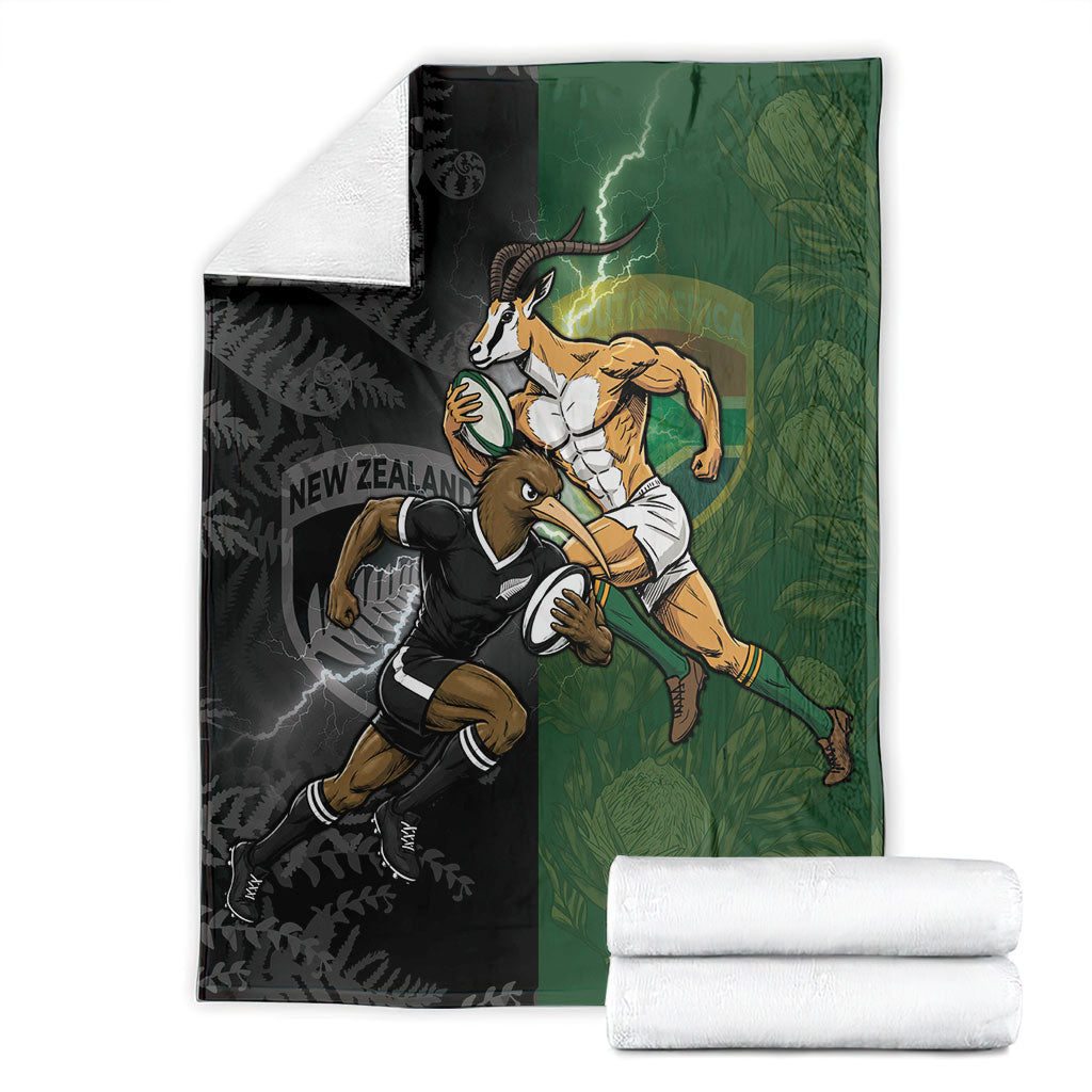 South Africa And New Zealand Blanket Springboks And Kiwis Rugby Rivalry