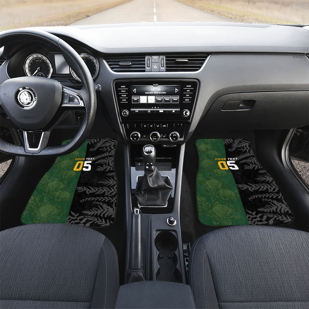 Custom South Africa And New Zealand Car Mats Springboks And Kiwis Rugby Rivalry