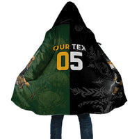 Custom South Africa And New Zealand Cloak Springboks And Kiwis Rugby Rivalry