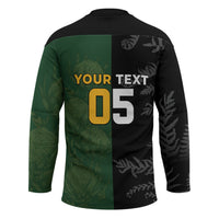 Custom South Africa And New Zealand Hockey Jersey Springboks And Kiwis Rugby Rivalry