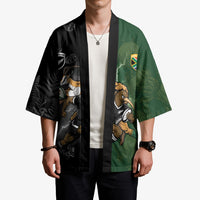 Custom South Africa And New Zealand Kimono Springboks And Kiwis Rugby Rivalry