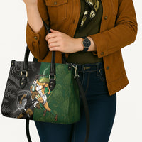 South Africa And New Zealand Leather Bag Springboks And Kiwis Rugby Rivalry
