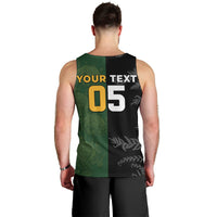 Custom South Africa And New Zealand Men Tank Top Springboks And Kiwis Rugby Rivalry