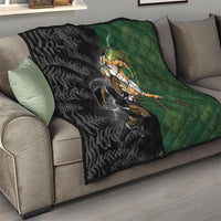 South Africa And New Zealand Quilt Springboks And Kiwis Rugby Rivalry