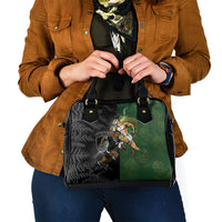 South Africa And New Zealand Shoulder Handbag Springboks And Kiwis Rugby Rivalry