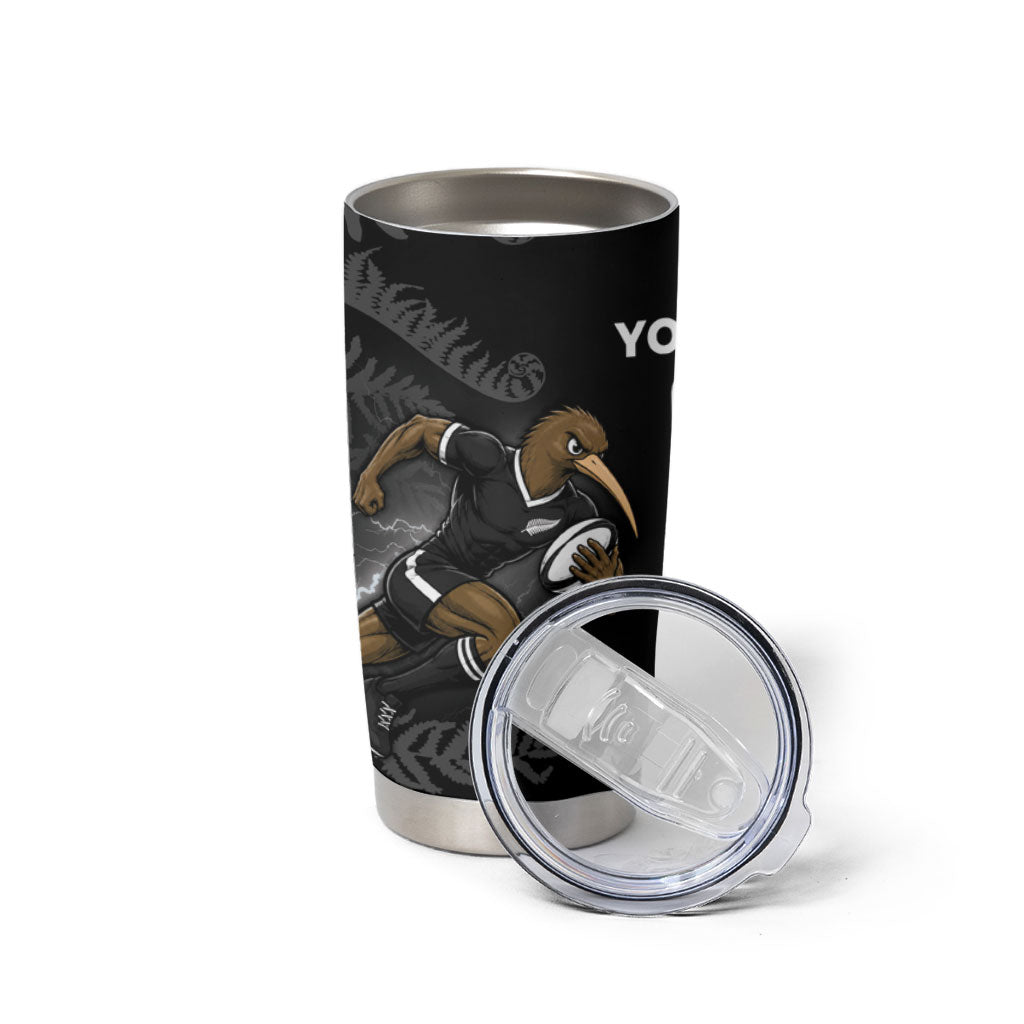 Custom South Africa And New Zealand Tumbler Cup Springboks And Kiwis Rugby Rivalry