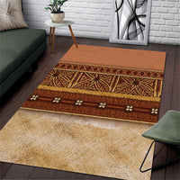 Polynesian Princess Inspired Cosplay Costume Area Rug Traditional Tapa Pattern