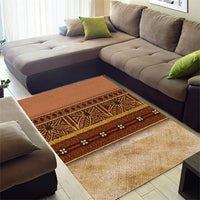 Polynesian Princess Inspired Cosplay Costume Area Rug Traditional Tapa Pattern