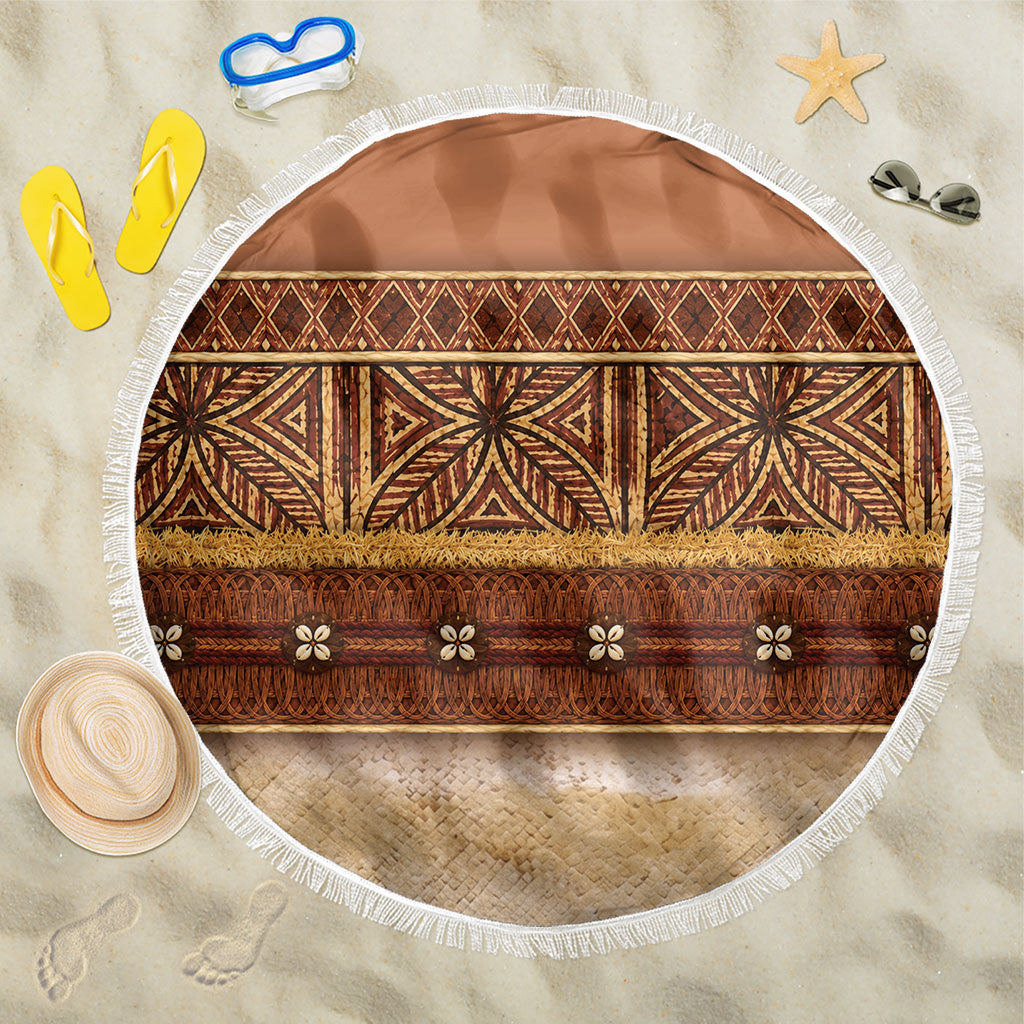 Polynesian Princess Inspired Cosplay Costume Beach Blanket Traditional Tapa Pattern