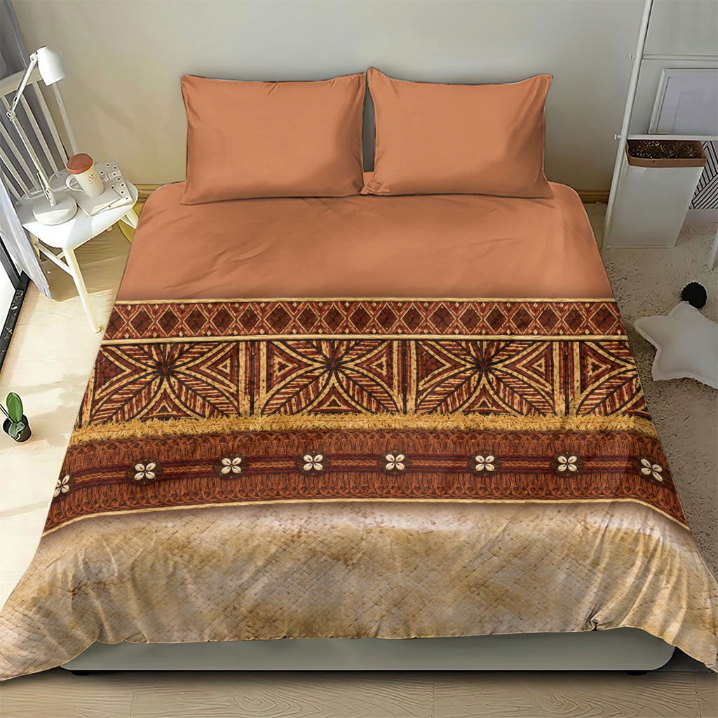 Polynesian Princess Inspired Cosplay Costume Bedding Set Traditional Tapa Pattern