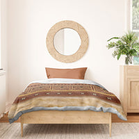 Polynesian Princess Inspired Cosplay Costume Bedding Set Traditional Tapa Pattern