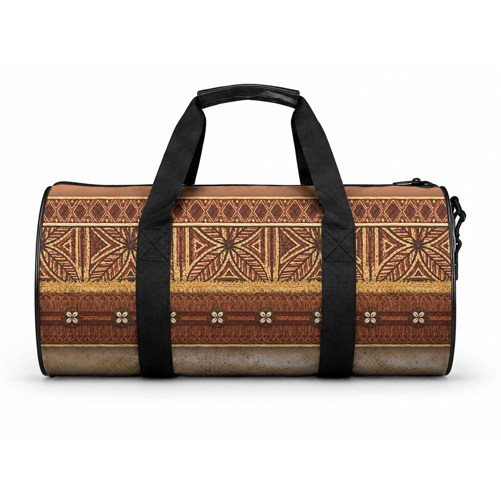 Polynesian Princess Inspired Cosplay Costume Duffle Bag Traditional Tapa Pattern