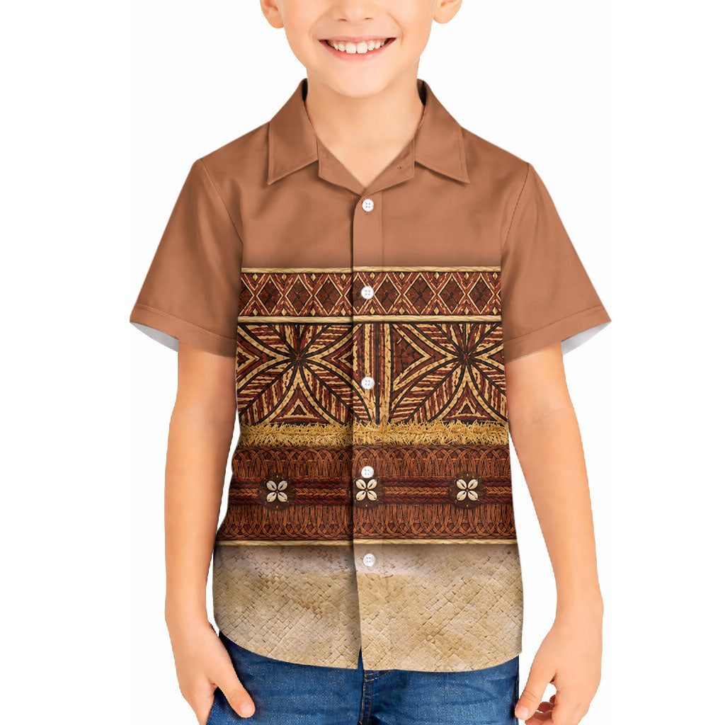 Polynesian Princess Inspired Cosplay Costume Hawaiian Shirt Traditional Tapa Pattern