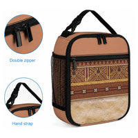 Polynesian Princess Inspired Cosplay Costume Lunch Bag Traditional Tapa Pattern