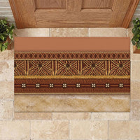 Polynesian Princess Inspired Cosplay Costume Rubber Doormat Traditional Tapa Pattern