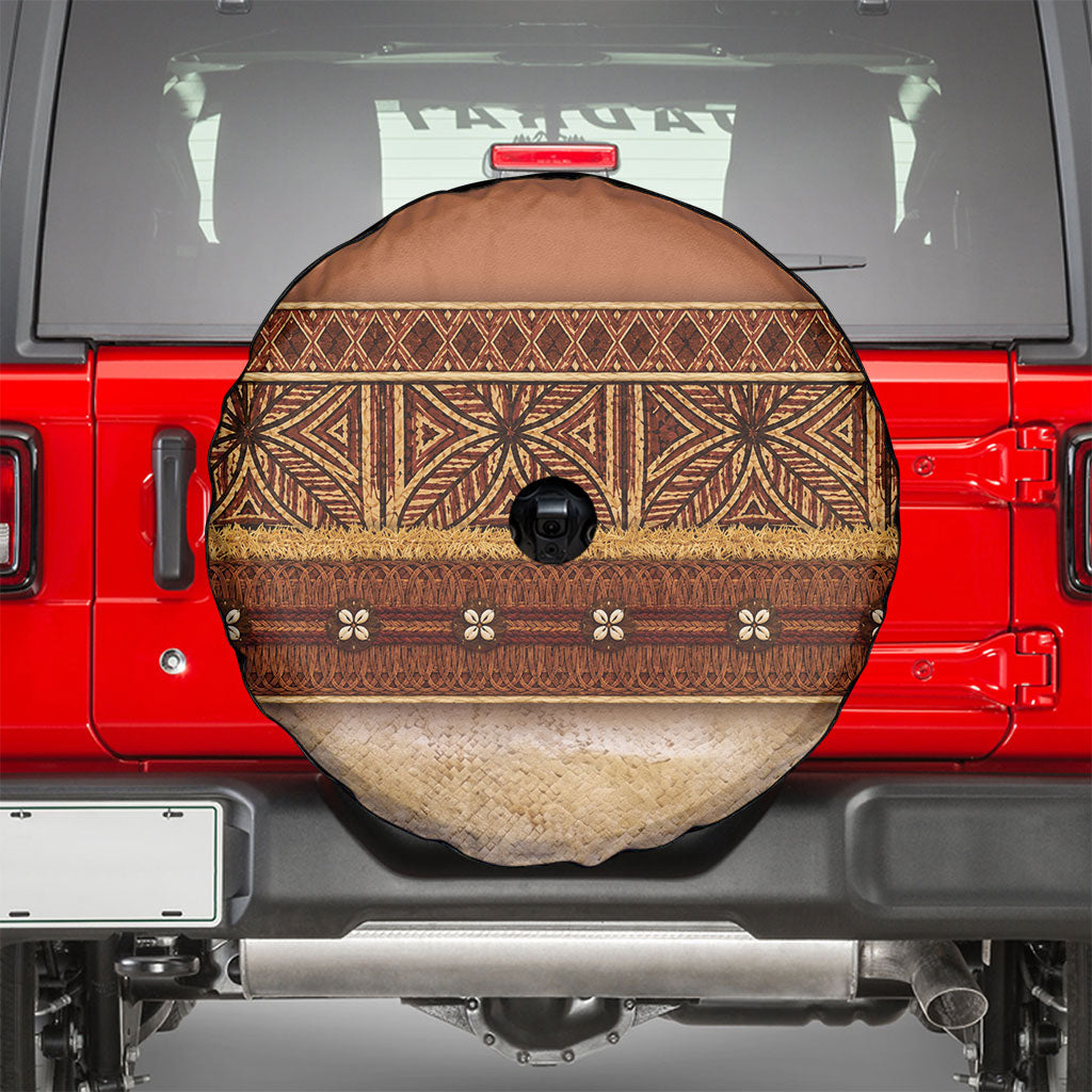 Polynesian Princess Inspired Cosplay Costume Spare Tire Cover Traditional Tapa Pattern