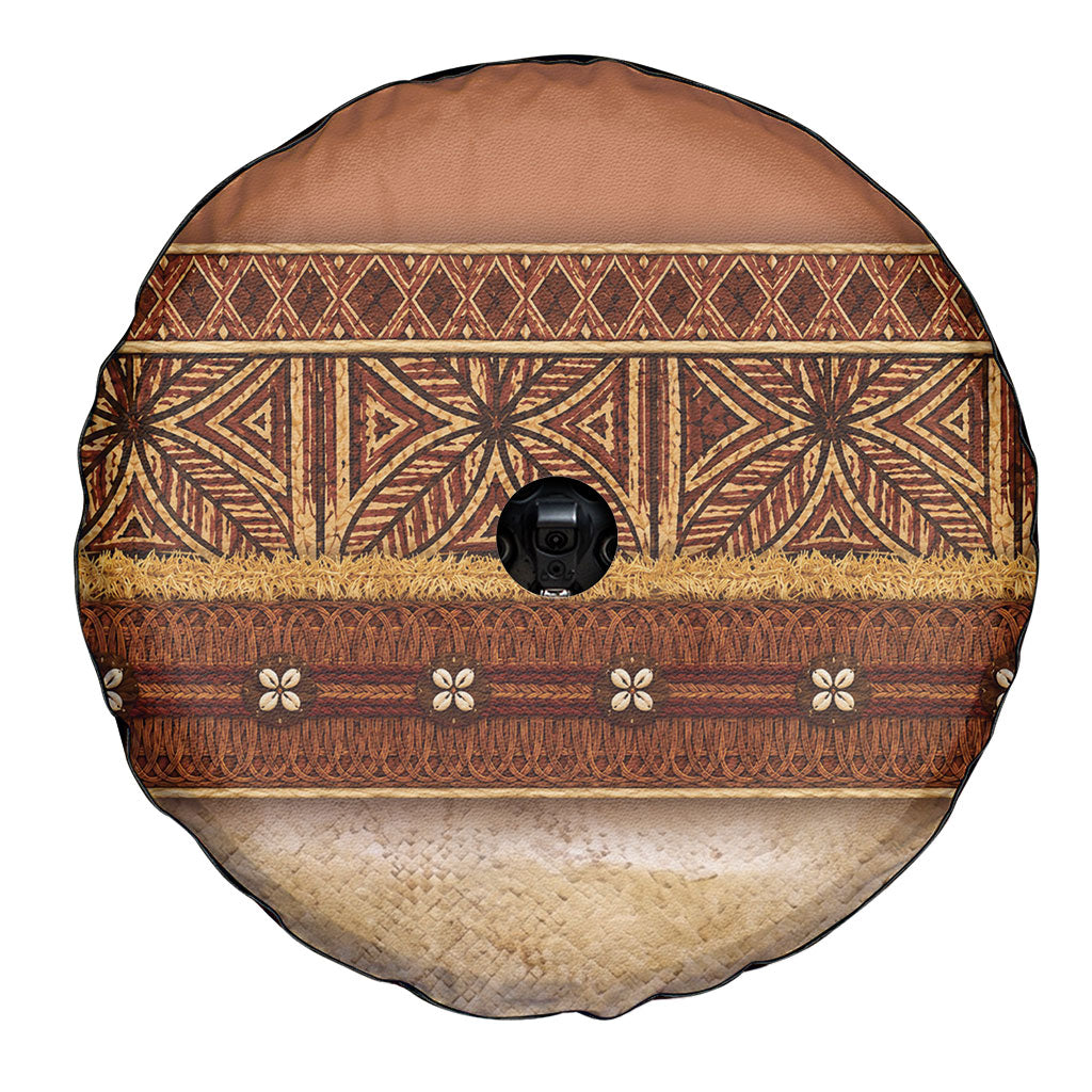 Polynesian Princess Inspired Cosplay Costume Spare Tire Cover Traditional Tapa Pattern