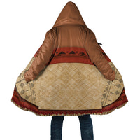 Island Elder Inspired Costume Cloak Polynesian Tribal Pattern