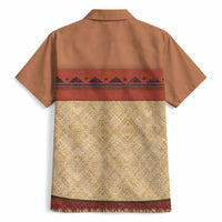Island Elder Inspired Costume Hawaiian Shirt Polynesian Tribal Pattern