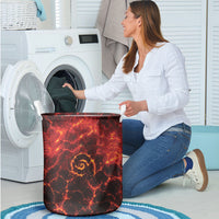Lava Monster Costume Laundry Basket Fiery Lava Spiral