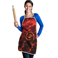 Lava Monster Costume Apron Fiery Lava Spiral
