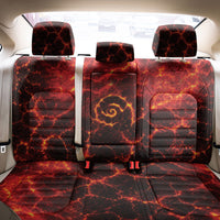 Lava Monster Costume Back Car Seat Cover Fiery Lava Spiral