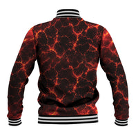 Lava Monster Costume Baseball Jacket Fiery Lava Spiral
