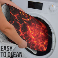 Lava Monster Costume Bathroom Set Fiery Lava Spiral