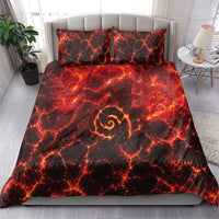 Lava Monster Costume Bedding Set Fiery Lava Spiral