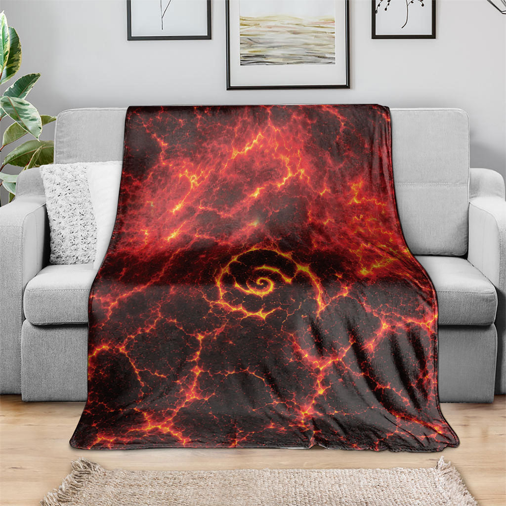 Lava Monster Costume Blanket Fiery Lava Spiral