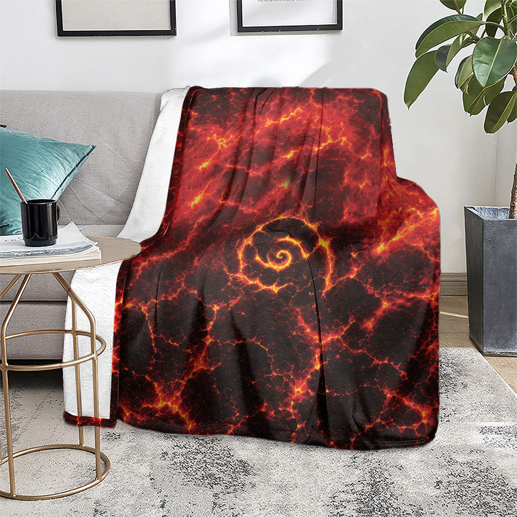 Lava Monster Costume Blanket Fiery Lava Spiral