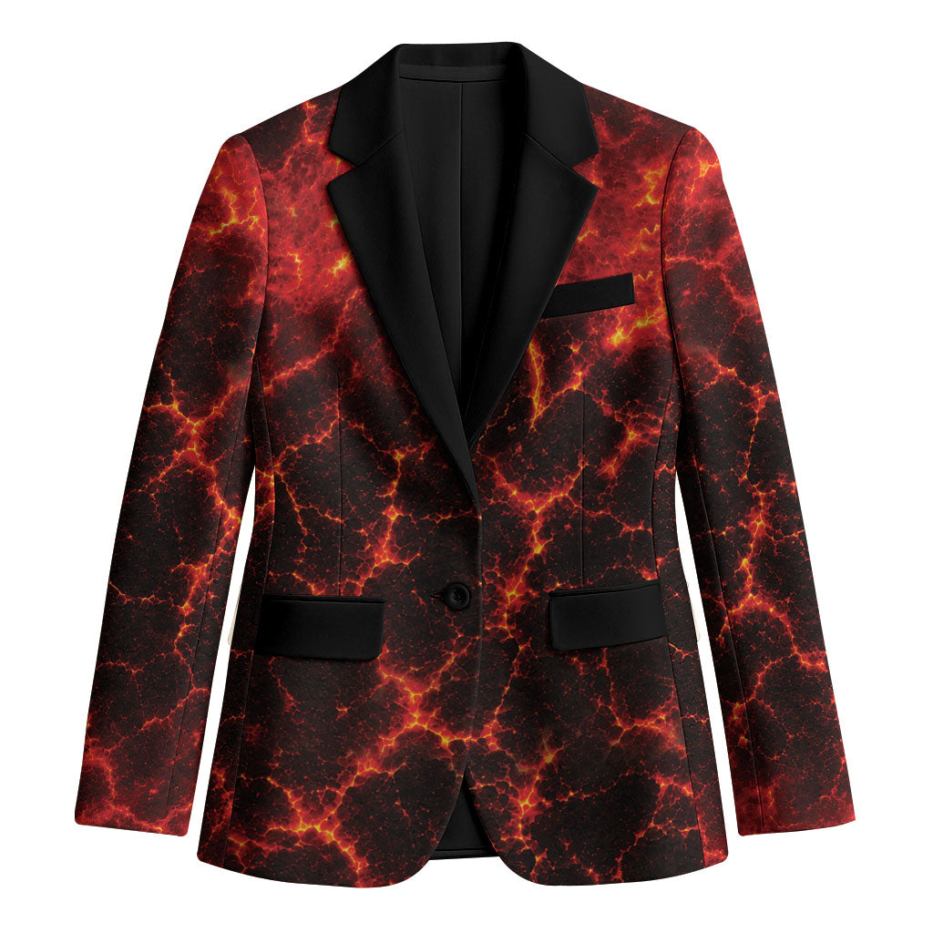 Lava Monster Costume Blazer Fiery Lava Spiral