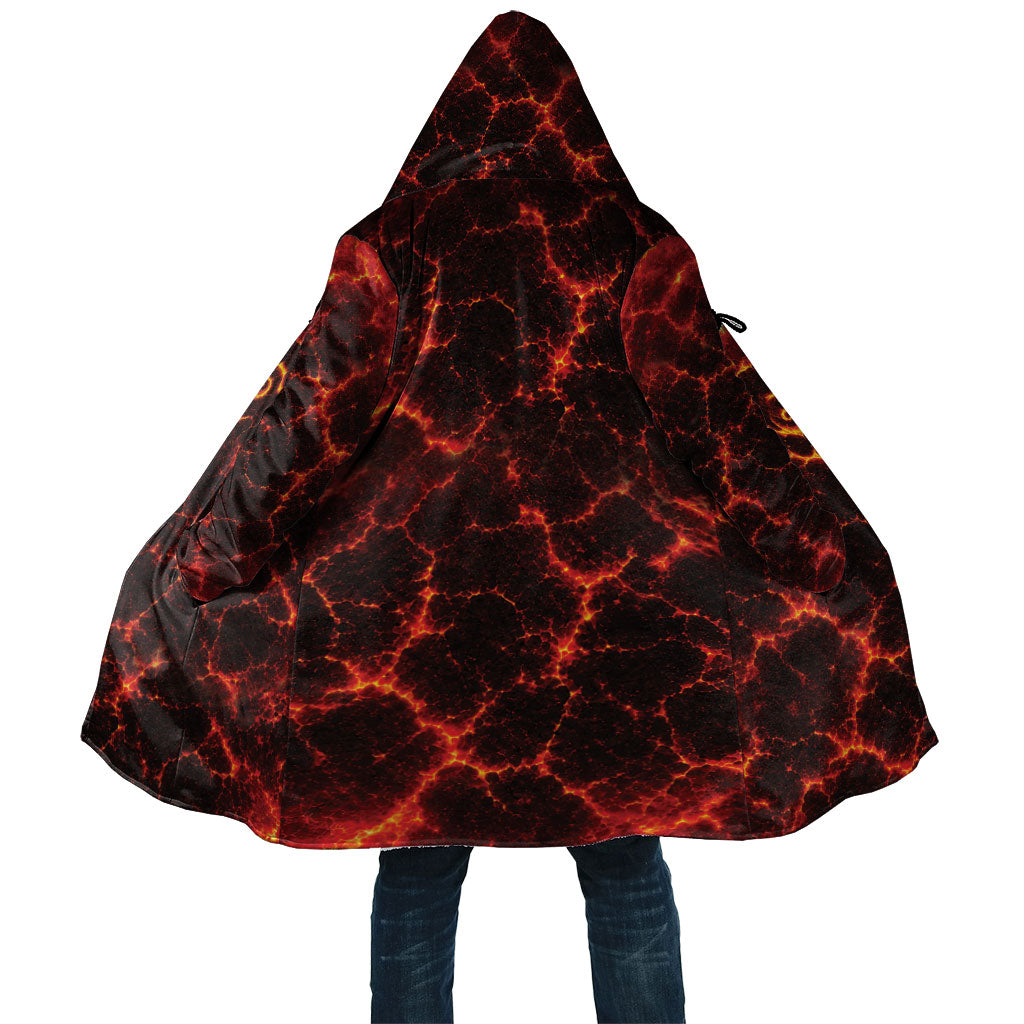 Lava Monster Costume Cloak Fiery Lava Spiral