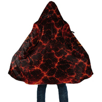 Lava Monster Costume Cloak Fiery Lava Spiral