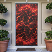 Lava Monster Costume Door Cover Fiery Lava Spiral