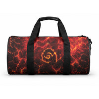 Lava Monster Costume Duffle Bag Fiery Lava Spiral