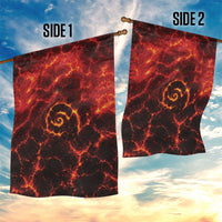 Lava Monster Costume Garden Flag Fiery Lava Spiral
