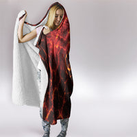 Lava Monster Costume Hooded Blanket Fiery Lava Spiral