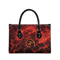 Lava Monster Costume Leather Bag Fiery Lava Spiral