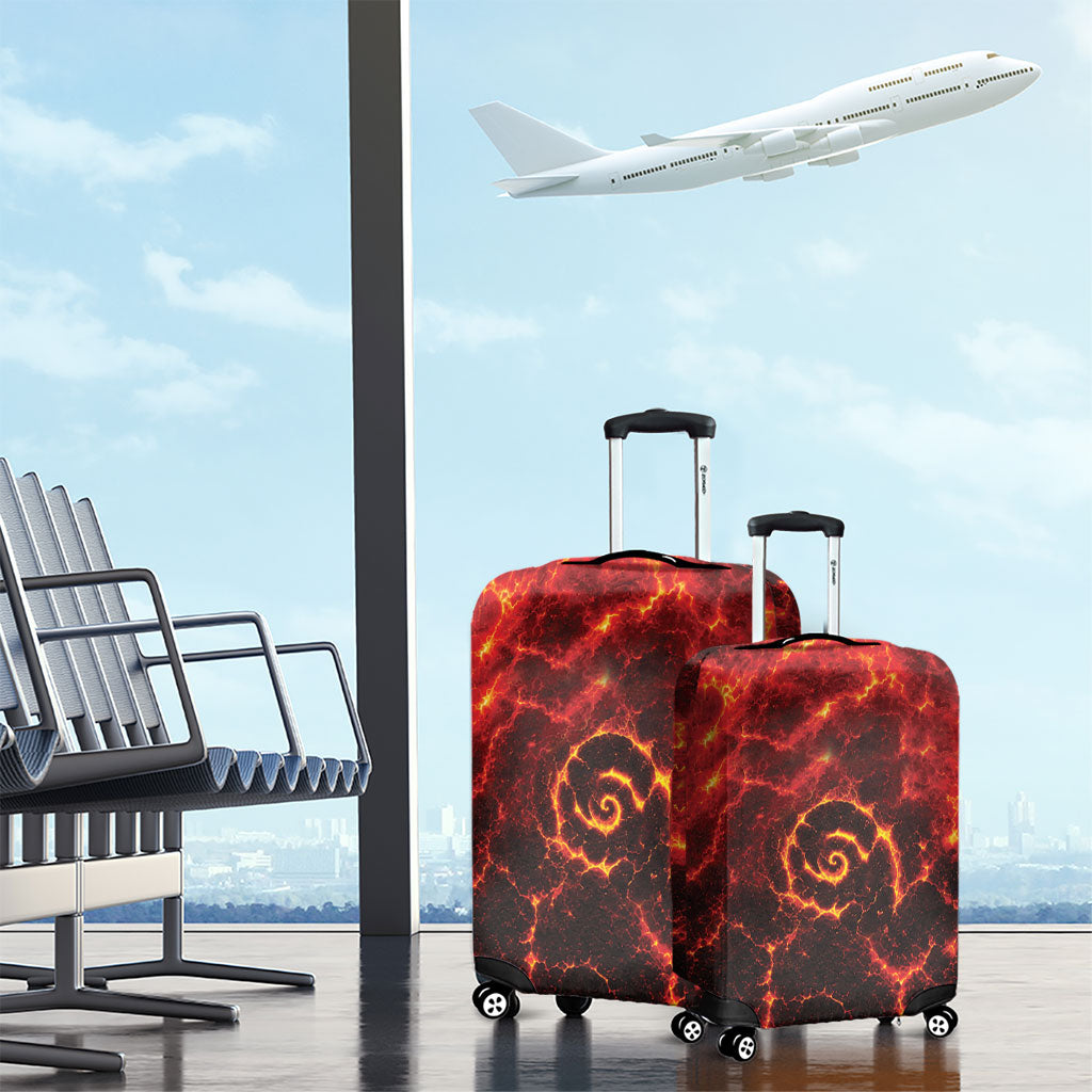 Lava Monster Costume Luggage Cover Fiery Lava Spiral