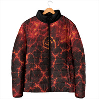 Lava Monster Costume Padded Jacket Fiery Lava Spiral